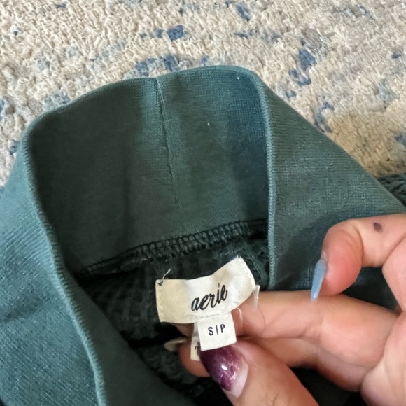 NWOT Aerie Blizzard Waffle Mockneck T-Shirt SMALL - Picture 3 of 5